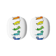 Watercolor Rainbow Dachshunds AirPods Max Case 3