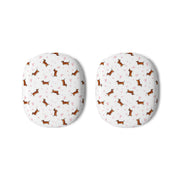 Dachshund Pattern - White AirPods Max Case 3