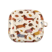 Autumn Sweater Dachshunds AirPods Case 4