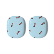 Race Cars Pattern Blue AirPods Max Case 3