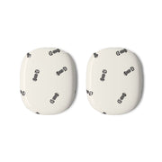Race Cars Pattern Off White AirPods Max Case 3