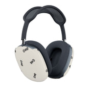 Race Cars Pattern Off White AirPods Max Case 2