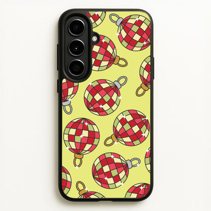 Disco Baubles Pattern Galaxy A56 Case