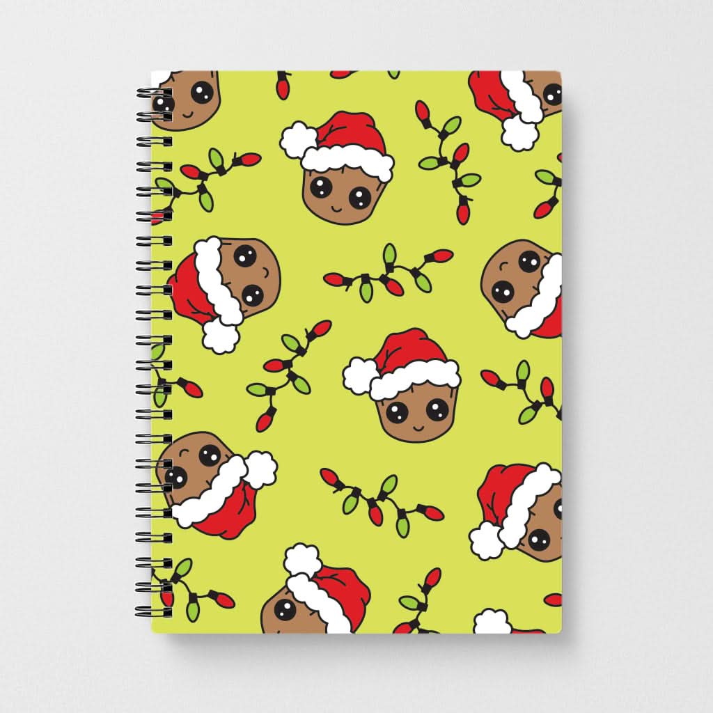Christmas Tree Hero Pattern Notebook