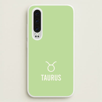 Taurus Pastel Zodiac Huawei P30 Case