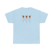 Dancing Pumpkin Skeletons T-Shirt 10
