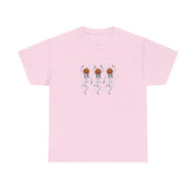 Dancing Pumpkin Skeletons T-Shirt 4