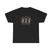 Dancing Pumpkin Skeletons T-Shirt 6