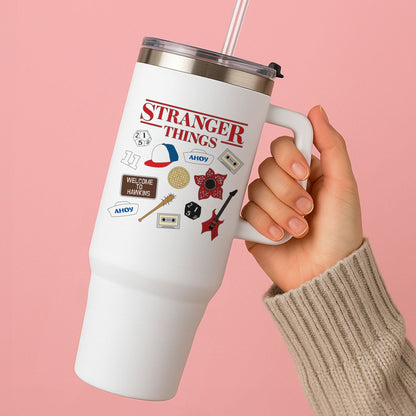 Stranger Things Cartoon Icons Tumbler