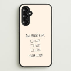 Eleven's Christmas List Galaxy A14 Case
