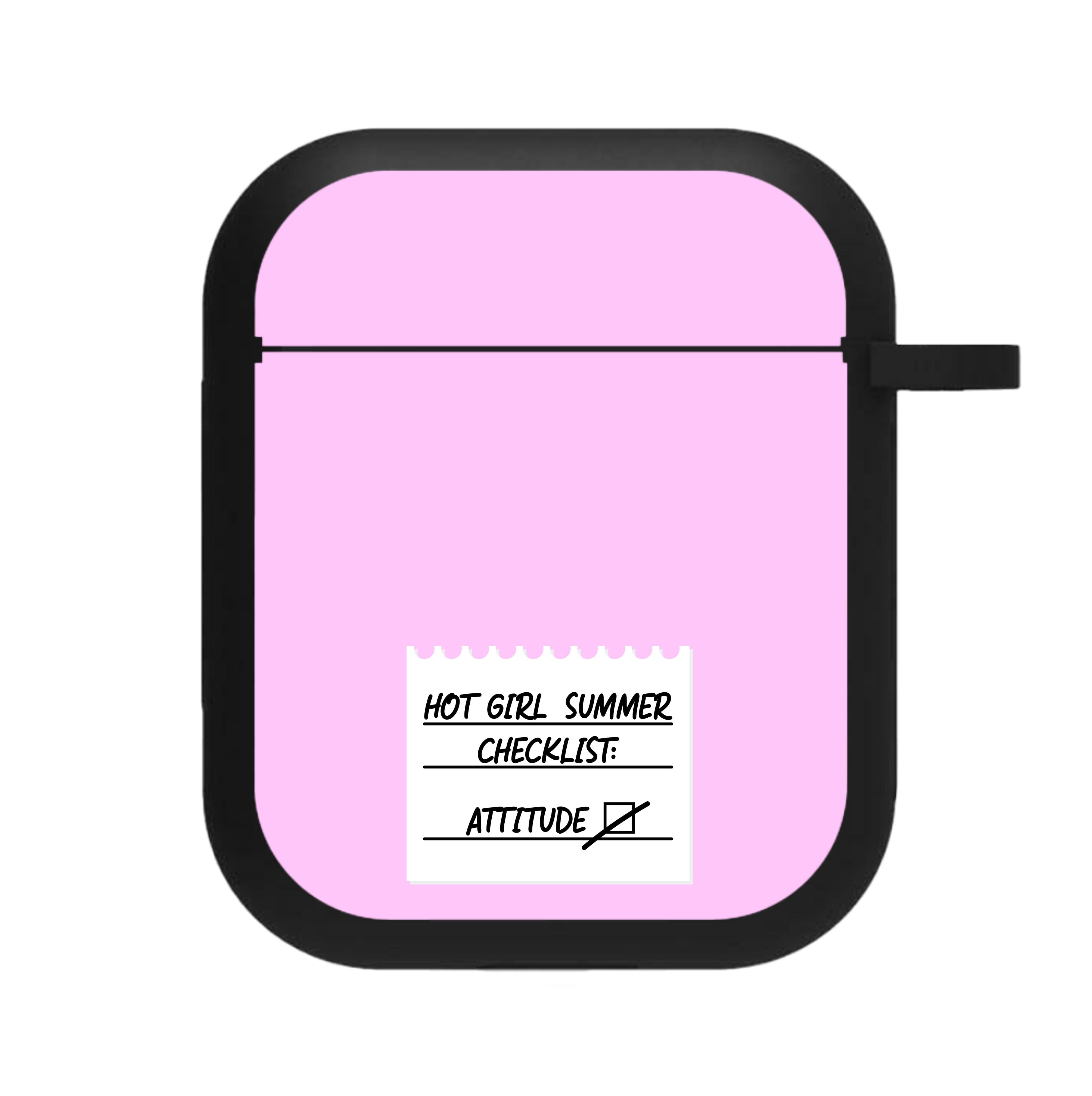 Hot Girl Summer Checklist - Summer AirPods Case