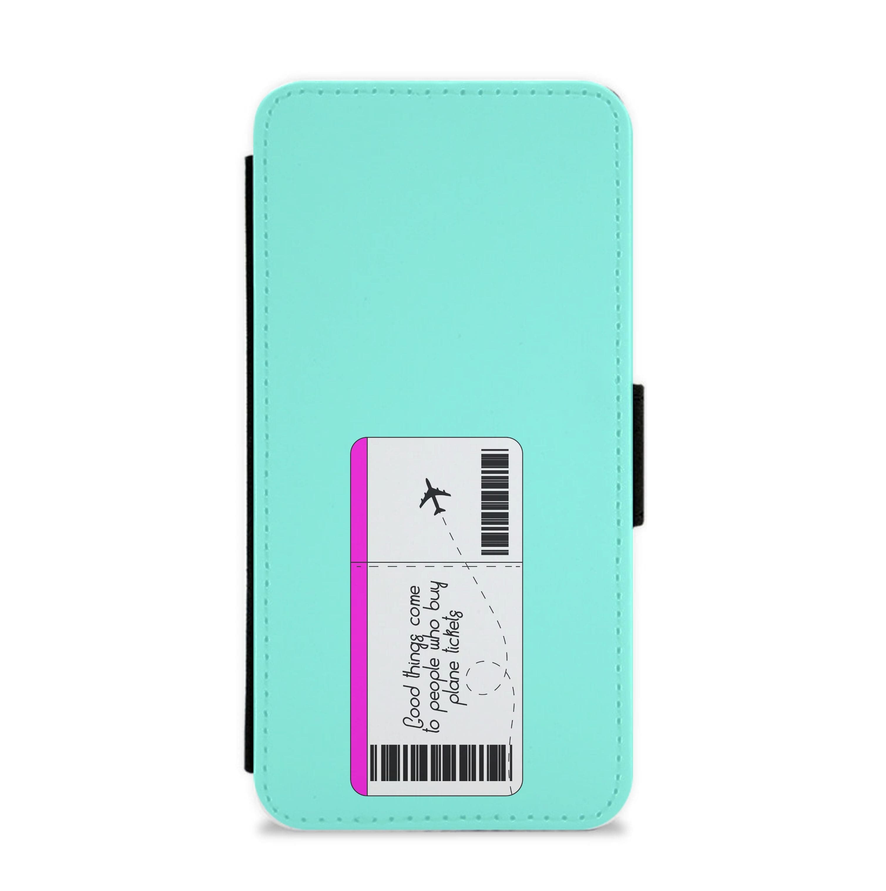 Buy Plane Tickets - Travel Flip / Wallet Phone Case