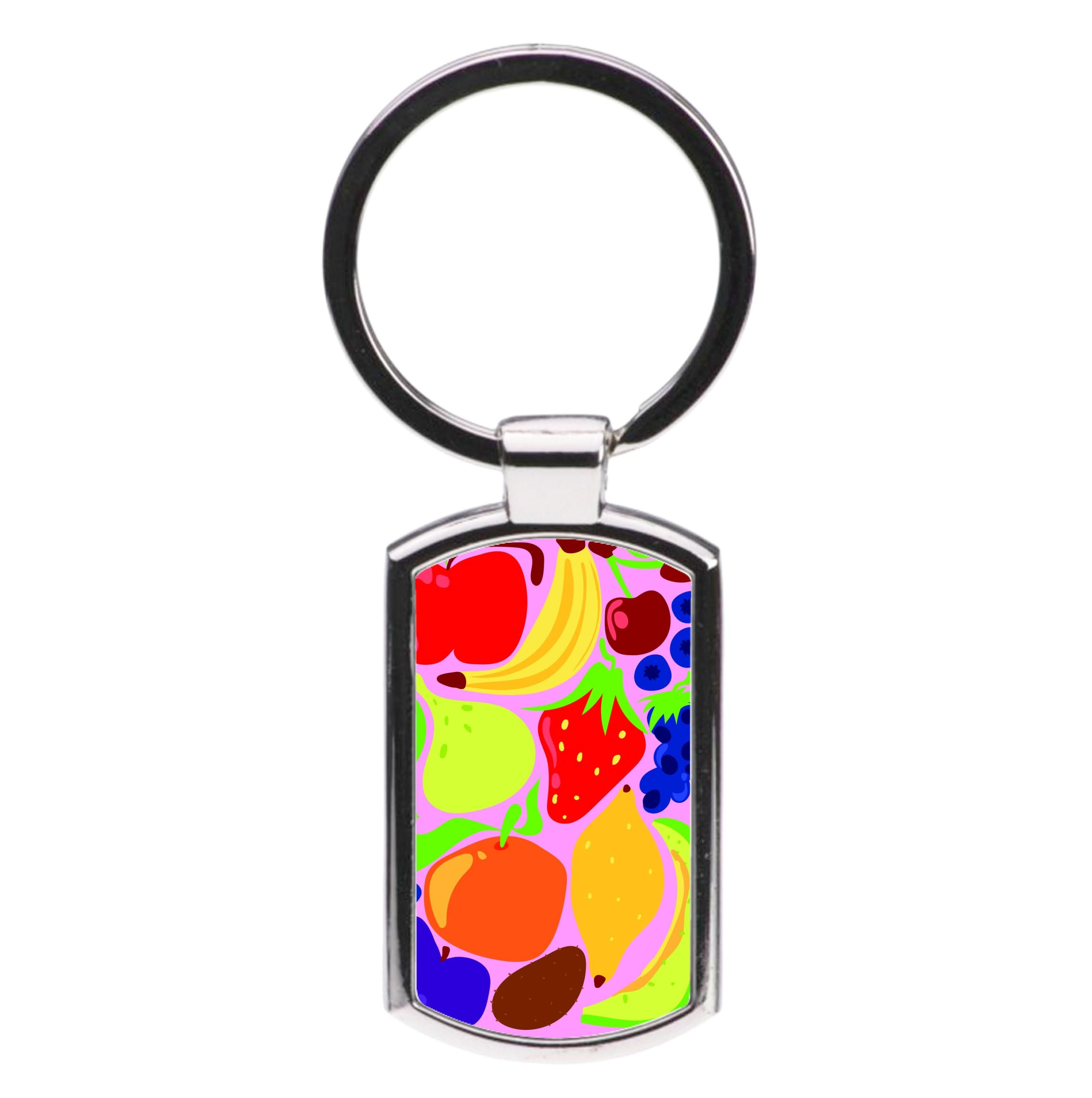 Abstract Fruits Luxury Keyring