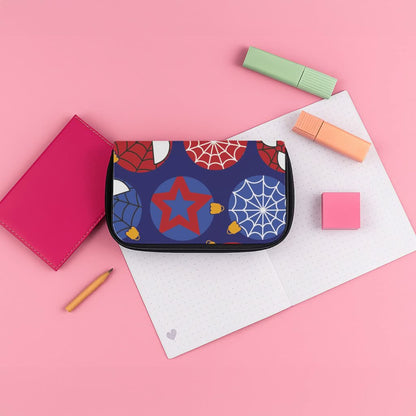 Spider Hero Baubles Pattern Pencil Case