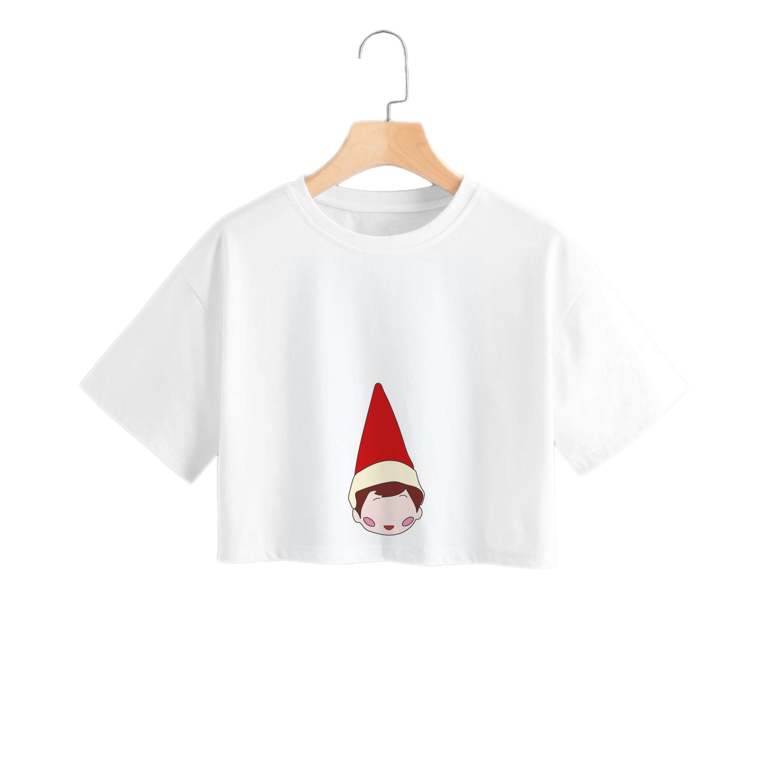 Elf Rosy Cheeks - Christmas Crop Top