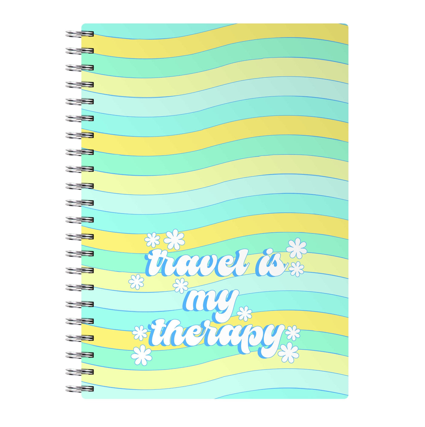Travel Is My Therapy - Summer Notebook
