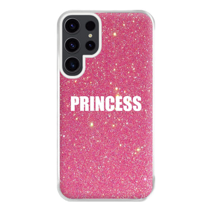 Glittery Pink Princess Phone Case