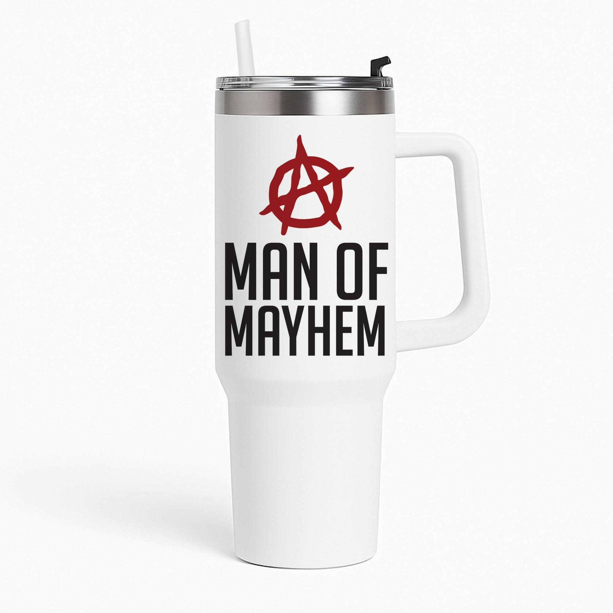 Man Of Mayhem Tumbler