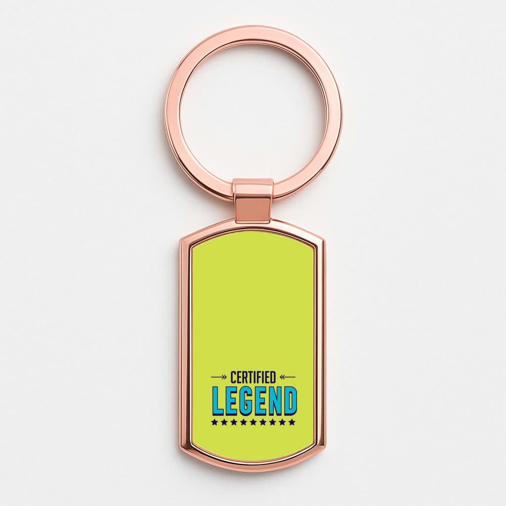 Certified Legend Rose Gold Keyring