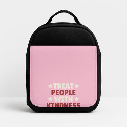 Treat People With Kindness Insulated Lunch Bag