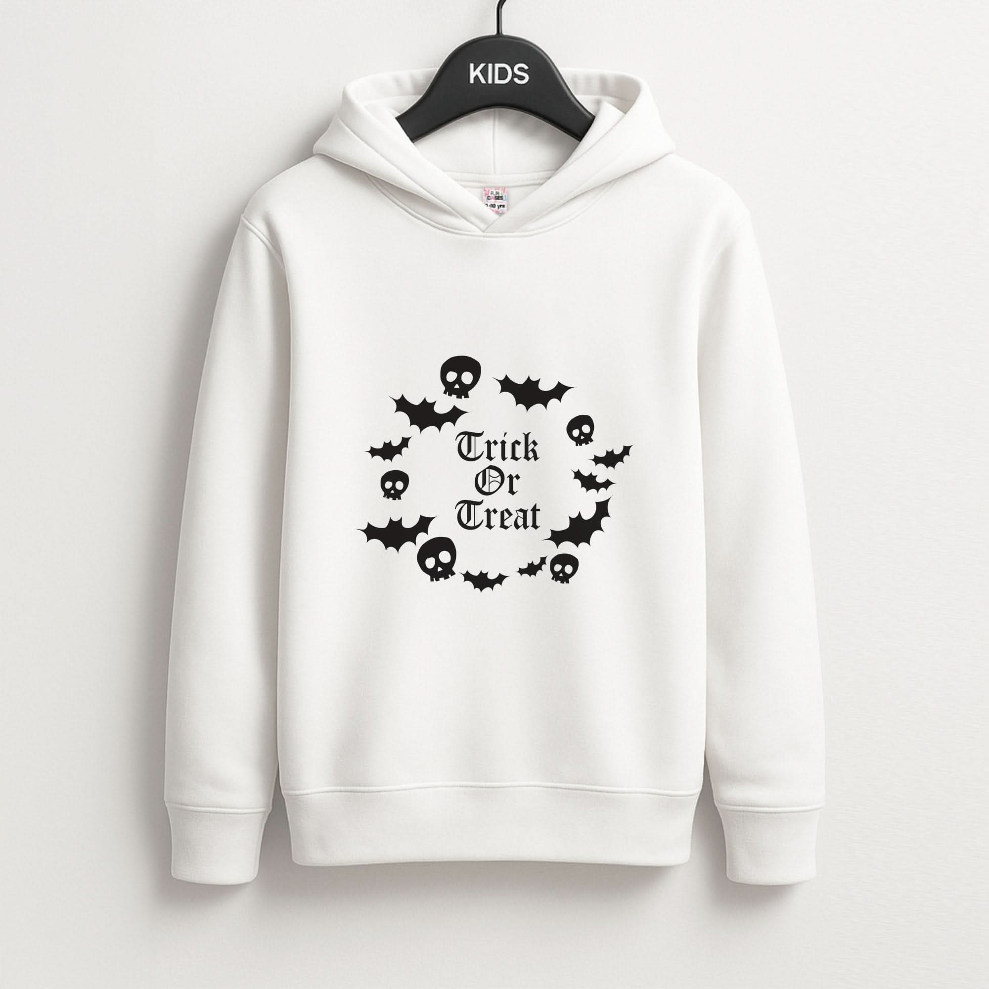 Trick Or Treat Wreath Kids Hoodie