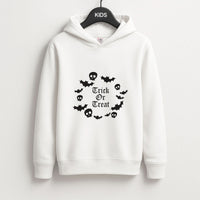 Trick Or Treat Wreath Kids Hoodie