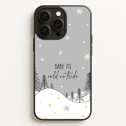 Baby It's Cold Outisde Landscape iPhone 16 Pro Max Case