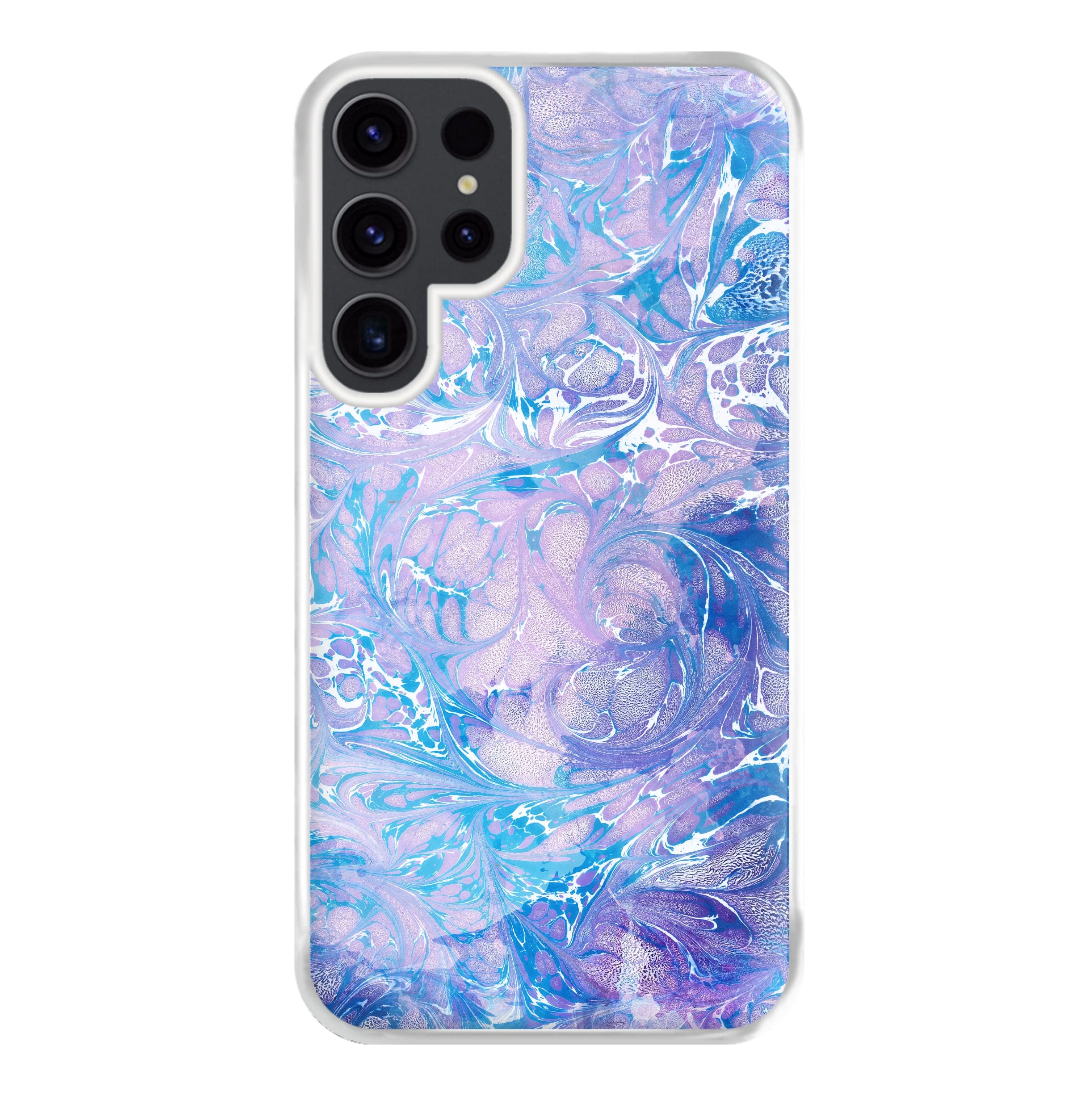 Sea Blue Swirly Marble Phone Case