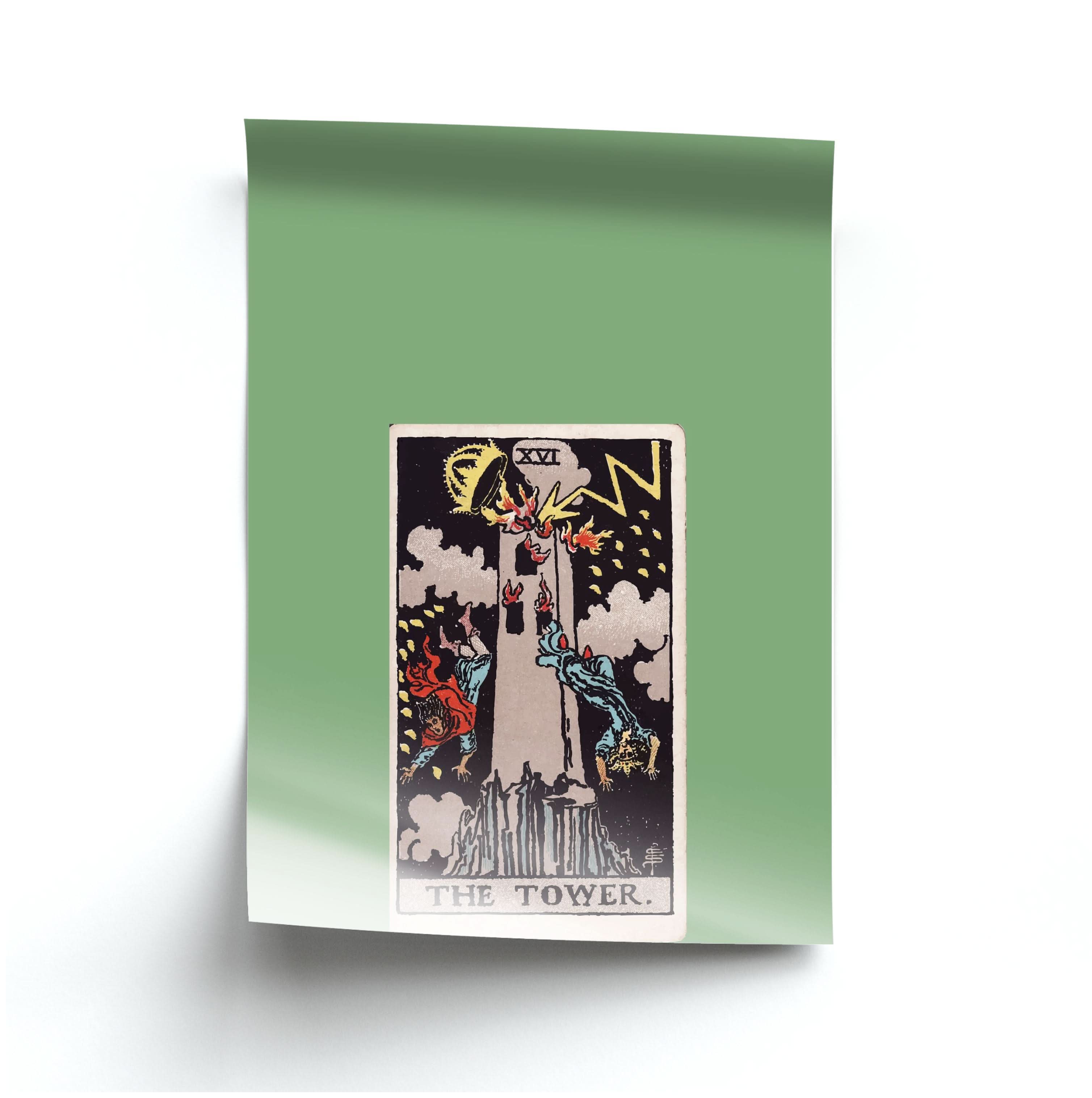 Tarot Card XVI Poster