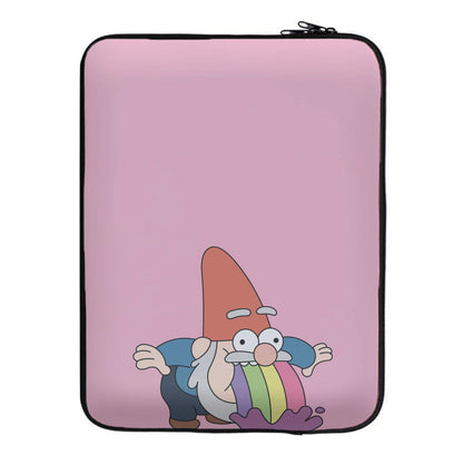 Garden Gnome Rainbow Laptop Sleeve