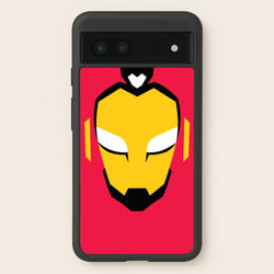 Metal Heart Hero Face Google Pixel 7a Case