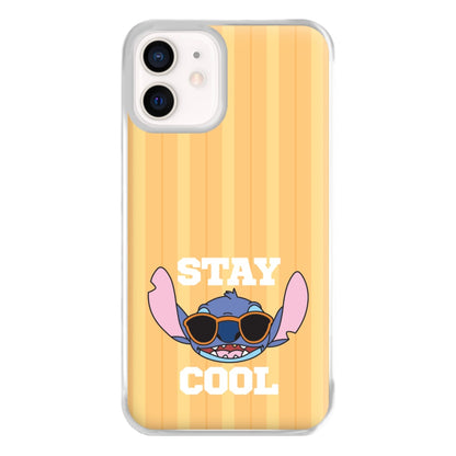 Stay Cool Blue Alien iPhone 12 Mini Case