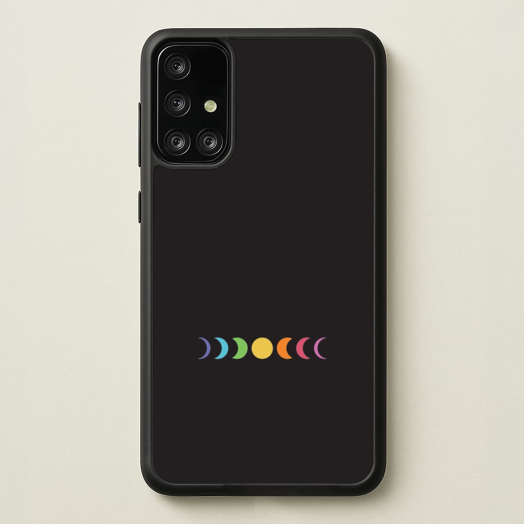 Band Moon Cycle Galaxy A71 Case