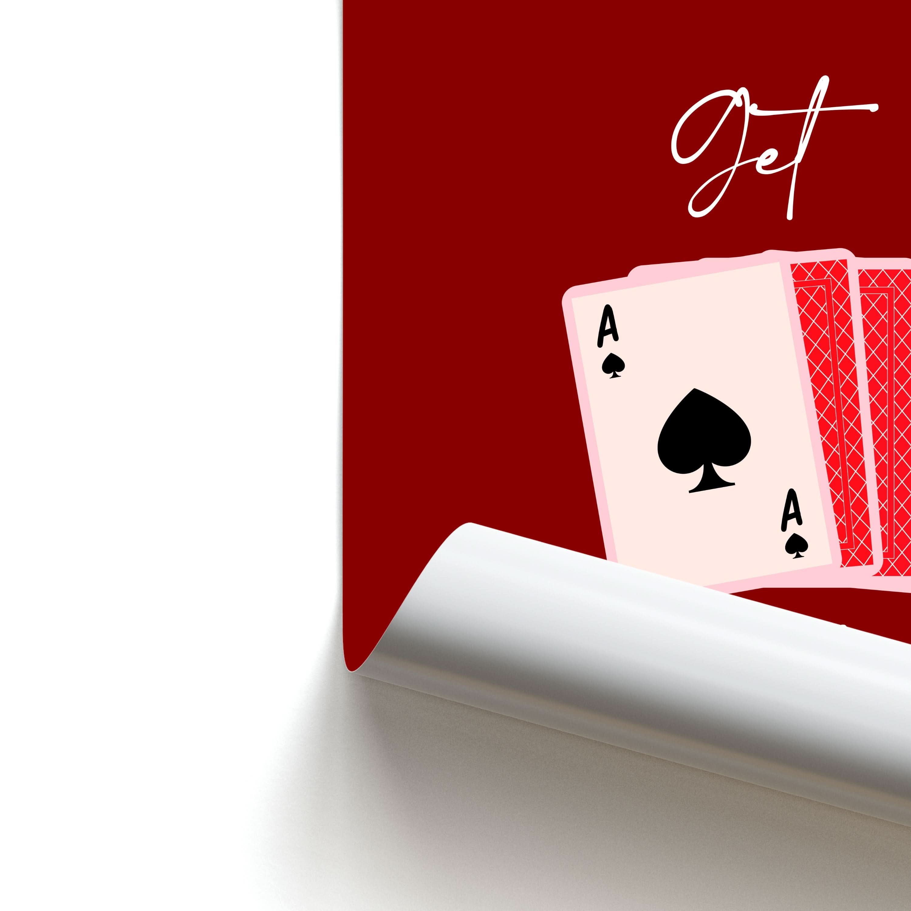 Get Lucky Set Of Cards Poster