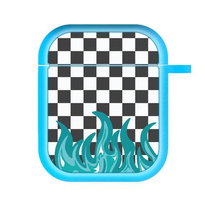 Blue Flame - Skate Aesthetic  AirPods Case