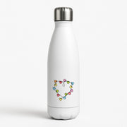 Cartoon Mouse Christmas Fairylights Heart Water Bottle 1