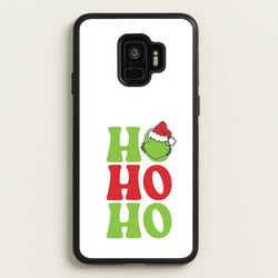 Green Ho Ho Ho Galaxy S9 Case