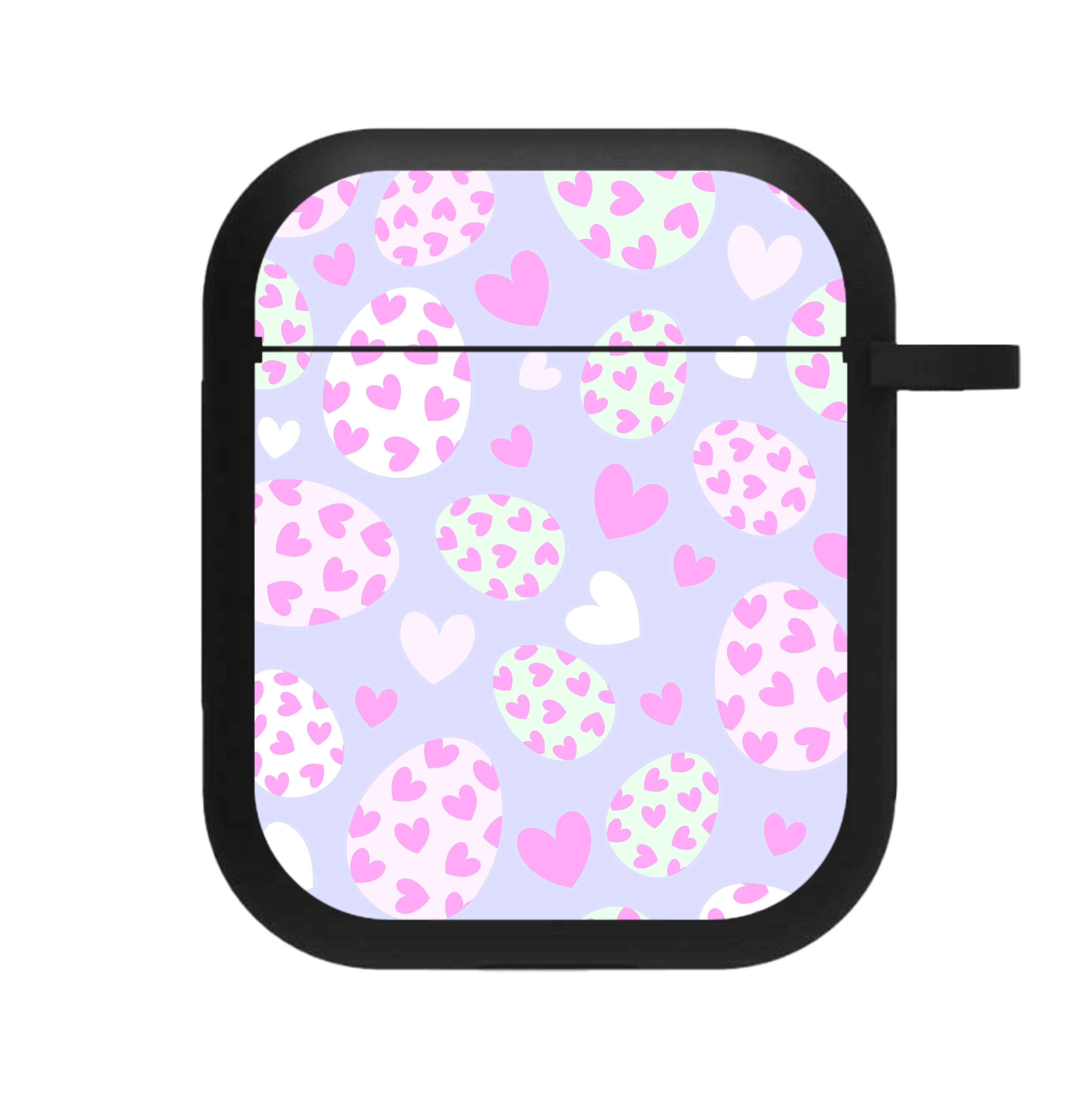 Heart Easter Eggs Pattern AirPods Case