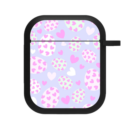 Heart Easter Eggs Pattern AirPods Case