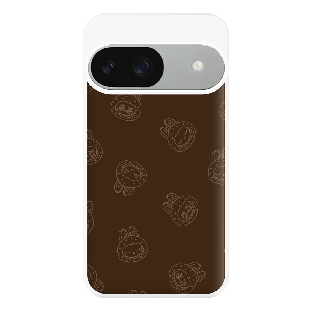 Monsters Outline Pattern I Google Pixel 9 / 9 Pro Case