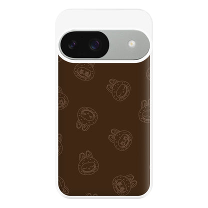 Monsters Outline Pattern I Google Pixel 9 / 9 Pro Case