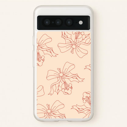 Cartoon Mouse Holly Pattern Google Pixel 7 Pro Case