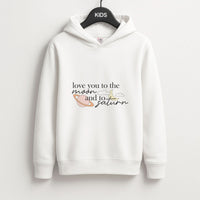 Love You To The Moon And Saturn Kids Hoodie