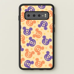 Pumkin Mouse And Stars Pattern Galaxy S10 Case