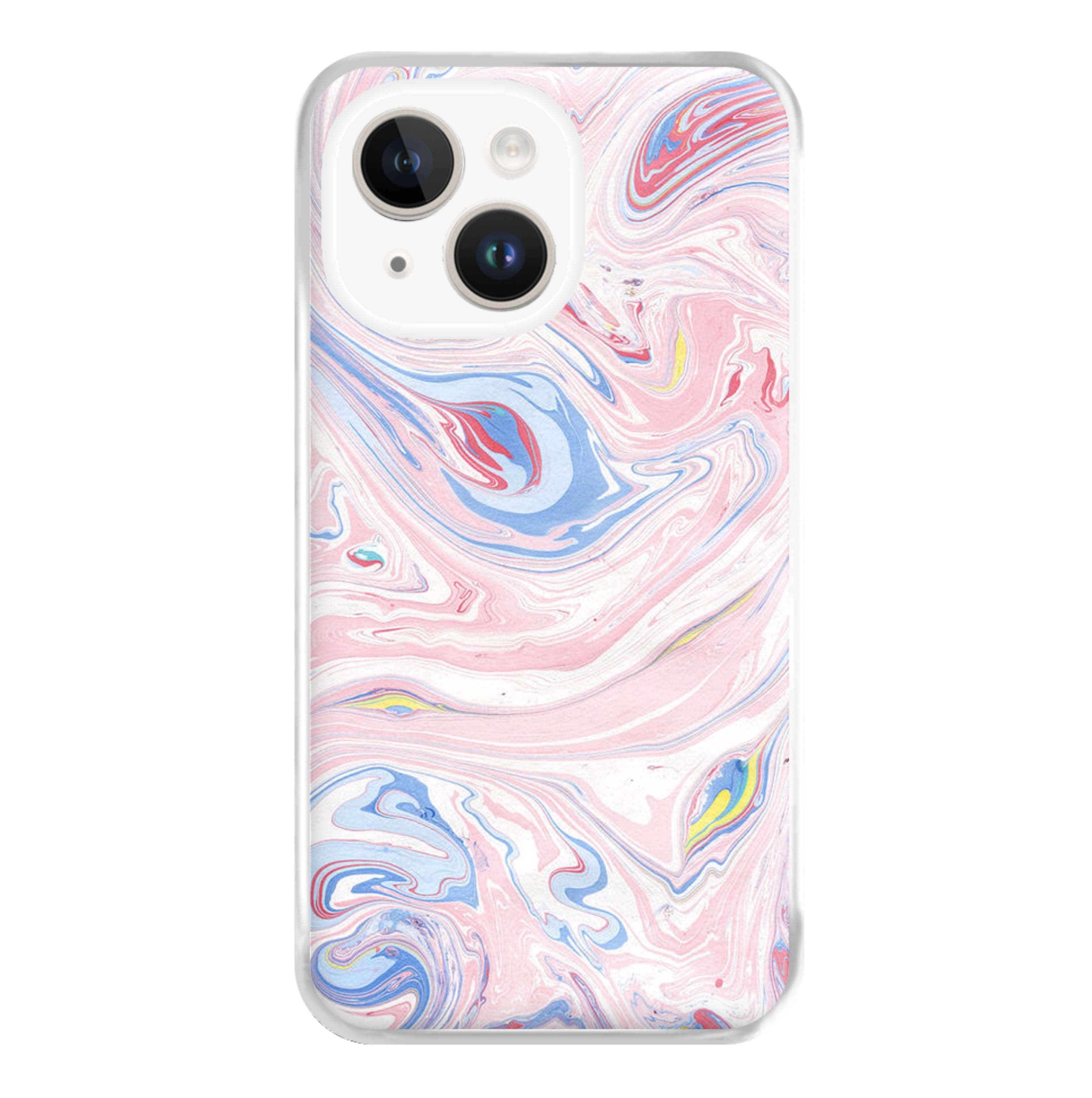 Pink Marble Swirl Phone Case