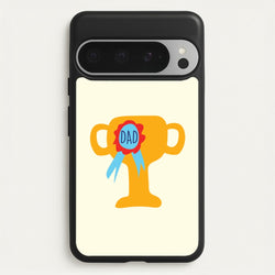 Cartoon Dad Trophy Google Pixel 9 Pro XL Case