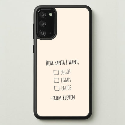 Eleven's Christmas List Galaxy Note 20 Case