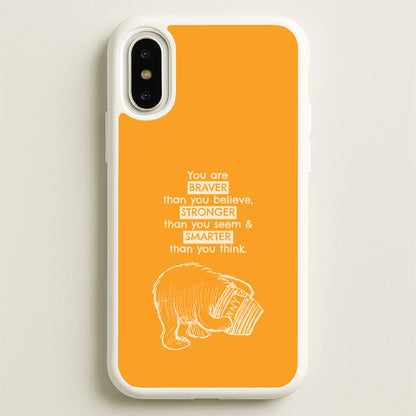 You Are Braver iPhone X / XS Case