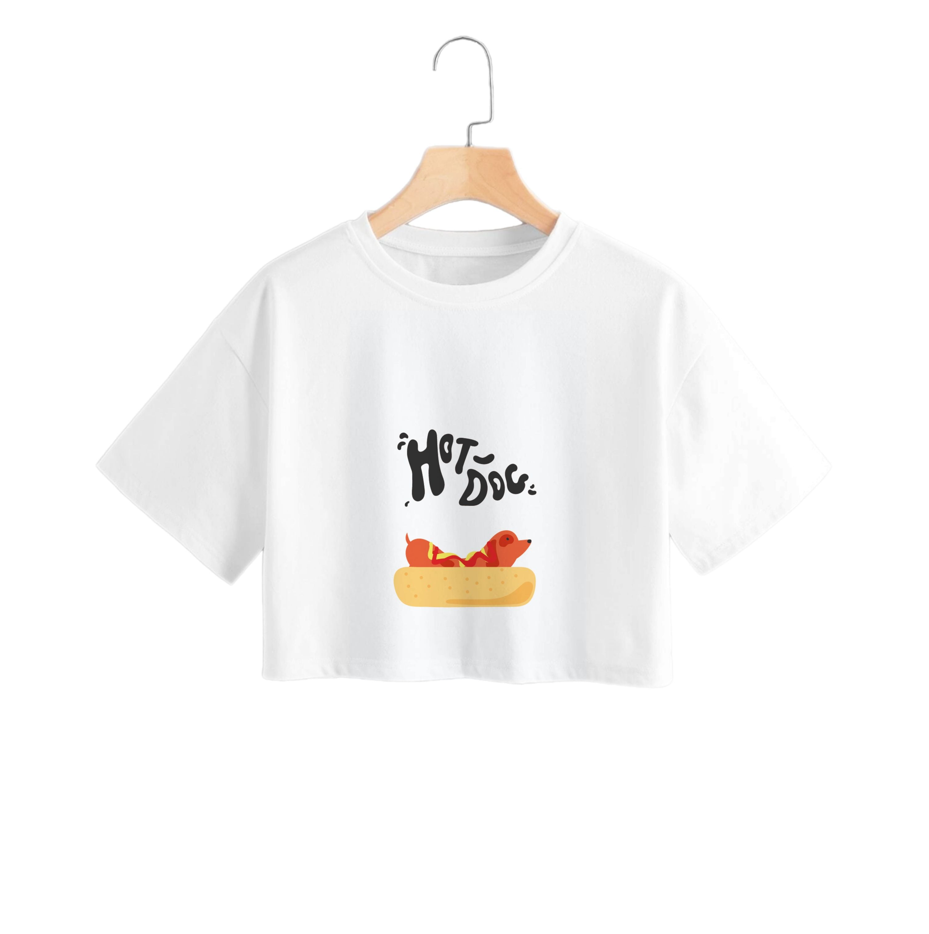 Hot Dog - Dachshunds Crop Top