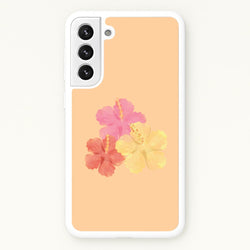 Hibiscus Sunset Galaxy S22 Case